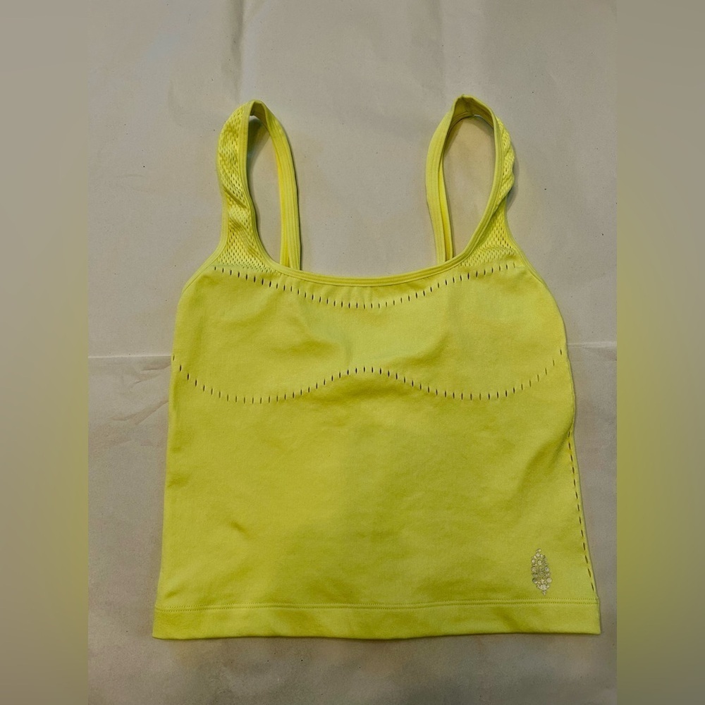 Free People Yellow Tank Top-PTP 13"‎